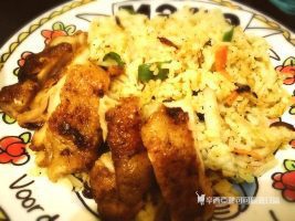 蛋炒飯佐紐澳良雞排 Fried Rice with New Orleans Chicken