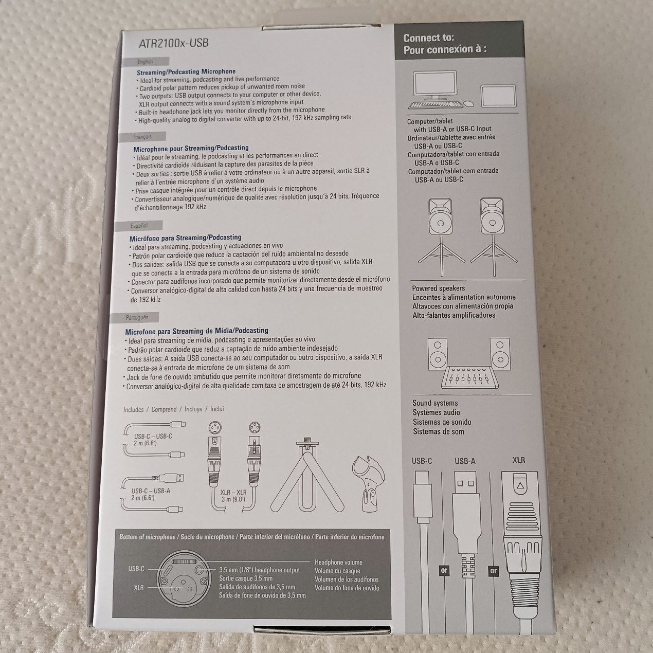 Podcaster推薦麥克風 鐵三角atr2100x Usb心形指向性動圈式usb Xlr麥克風 辛西亞熱可可